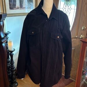 Men's Classic Navy Blue Shirt Jacket